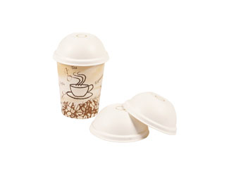 Zero Waste Eco Friendly Disposable Compostable Biodegradable Paper Pulp Hot Drink Cup Lid