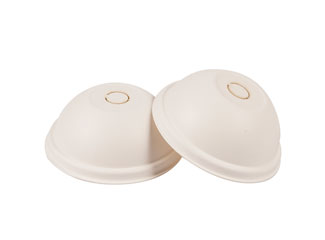 Earth Friendly Eco Disposable Compostable Biodegradable Paper Pulp Coffee Cup Dome Lids