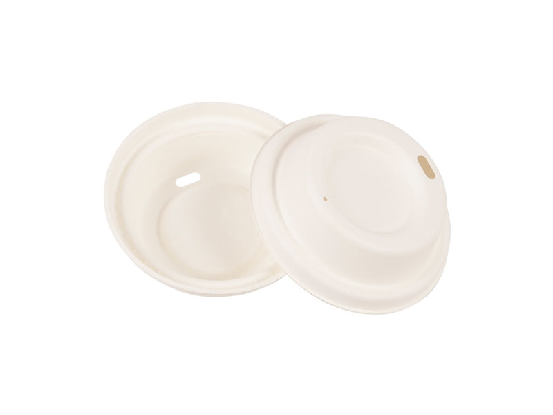 Earth Friendly Eco Disposable Compostable Biodegradable Paper Pulp Coffee Cup Lids