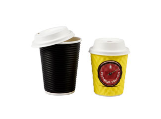 Zero Waste Eco Friendly Disposable Compostable Biodegradable Paper Pulp Coffee Cup Ecolid