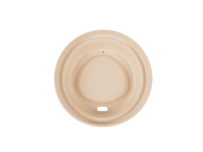 Zero Waste Eco Friendly Disposable Compostable Biodegradable Paper Pulp Dart Strawless Coffee Lids