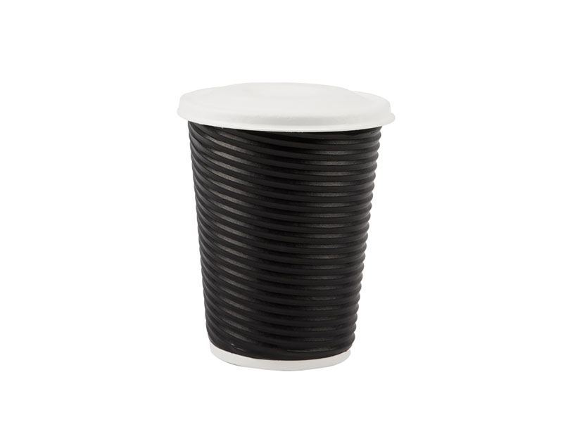 80mm Eco Friendly Disposable Compostable Biodegradable Paper Pulp Straw Cup Lid