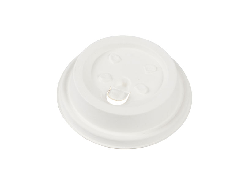 90mm Zero Waste Eco Friendly Disposable Compostable Biodegradable Paper Pulp Button Cup Lid