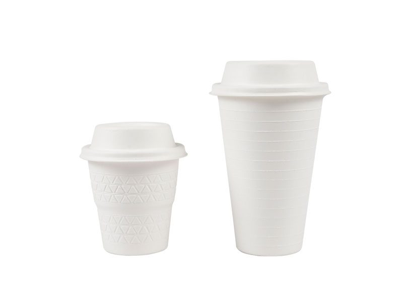 Eco Friendly Custom Disposable Compostable Biodegradable Paper Pulp Coffee Cups