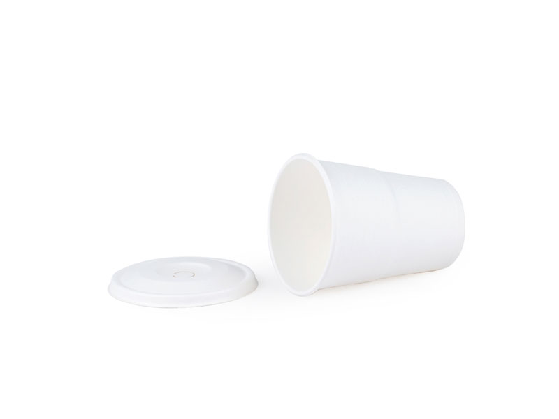Disposable Compostable Biodegradable Paper Pulp Coffee Cups With Cover Wholesale Price