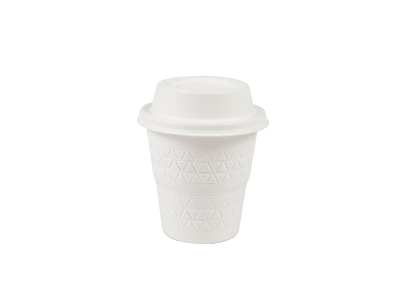 Eco Friendly Disposable Compostable Biodegradable Paper Pulp Coffee Cups