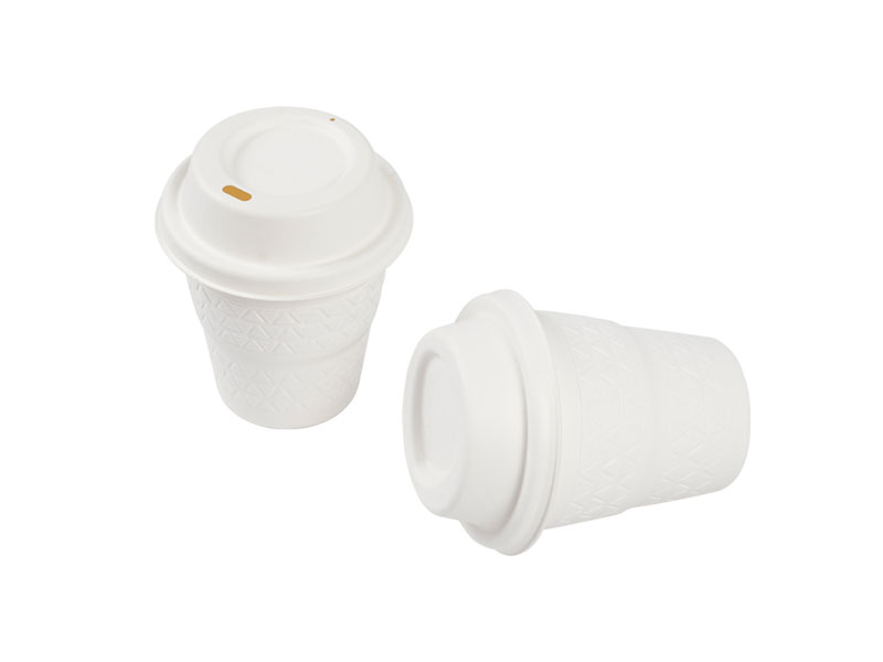 Eco Friendly Disposable Compostable Biodegradable Paper Pulp Coffee Cups