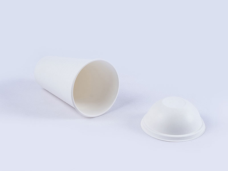 Earth Friendly Eco Disposable Compostable Biodegradable Paper Pulp Dome Lid Cups
