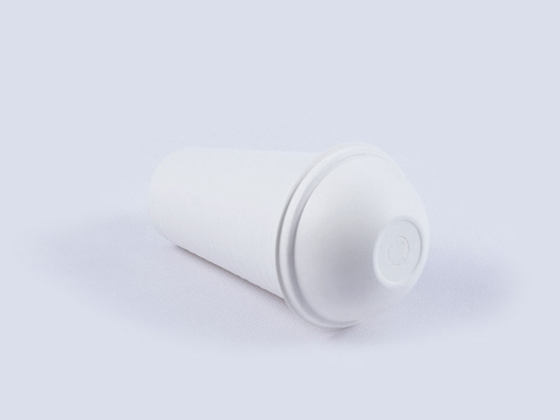 Earth Friendly Eco Disposable Compostable Biodegradable Paper Pulp Dome Lid Cups
