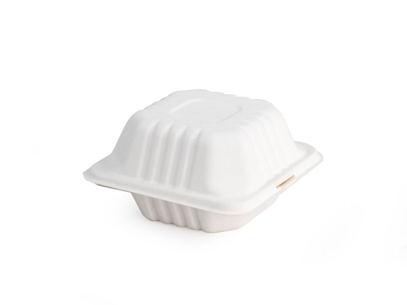 Eco Friendly Disposable Biodegradable Compostable Disposable Microwave Paper Pulp Take Away Container