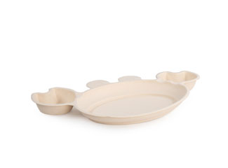 Eco Friendly Disposable Biodegradable Compostable Disposable Paper Pulp Food Tray Container