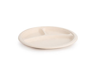 Eco Biodegradable Compostable Disposable Recyclable Paper Pulp Serving Plate Tray