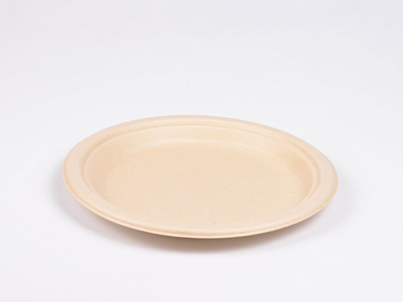 Eco Biodegradable Compostable Disposable Strong Paper Pulp Plates Cost Bulk