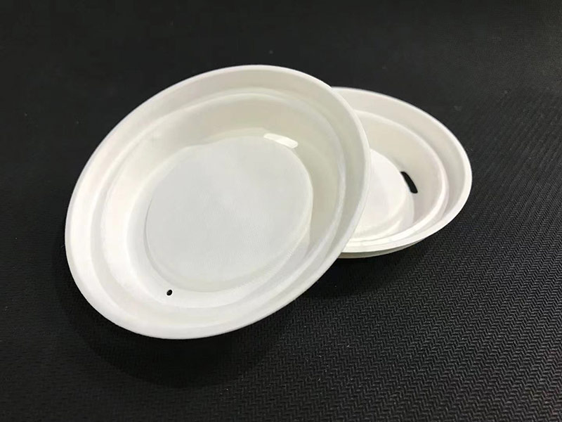 Eco Friendly Personalized Disposable Compostable Biodegradable Paper Pulp Sip Lid 94 MM